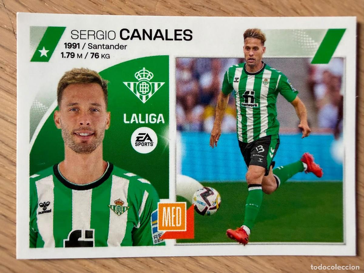 Coleccionismo cromos antiguos: 14 SERGIO CANALES REAL BETIS 23 24 2023 2024 LIGA EA SPORTS COLECCIONES ESTE SIN PEGAR STICKER