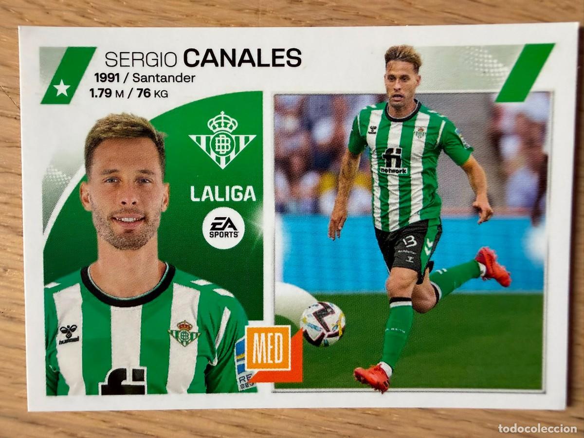 Coleccionismo cromos antiguos: 14 SERGIO CANALES REAL BETIS 23 24 2023 2024 LIGA EA SPORTS COLECCIONES ESTE SIN PEGAR STICKER