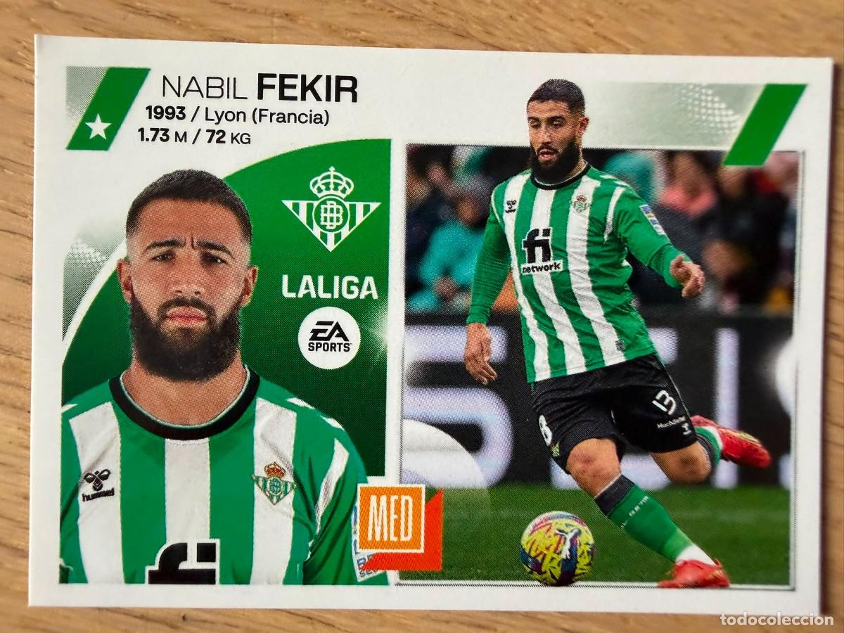 Coleccionismo cromos antiguos: 16 FEKIR REAL BETIS 23 24 2023 2024 LIGA EA SPORTS COLECCIONES ESTE SIN PEGAR STICKER