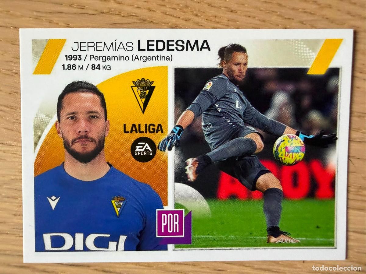 Coleccionismo cromos antiguos: 3 LEDESMA CADIZ 23 24 2023 2024 LIGA EA SPORTS COLECCIONES ESTE SIN PEGAR STICKER