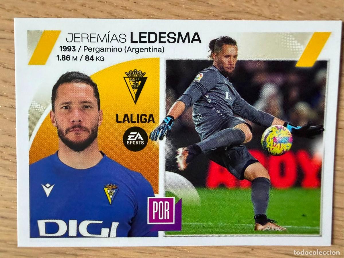 Coleccionismo cromos antiguos: 3 LEDESMA CADIZ 23 24 2023 2024 LIGA EA SPORTS COLECCIONES ESTE SIN PEGAR STICKER