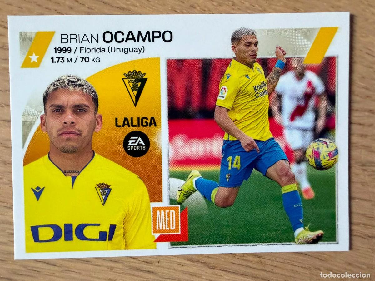 Coleccionismo cromos antiguos: 16 OCAMPO CADIZ 23 24 2023 2024 LIGA EA SPORTS COLECCIONES ESTE SIN PEGAR STICKER