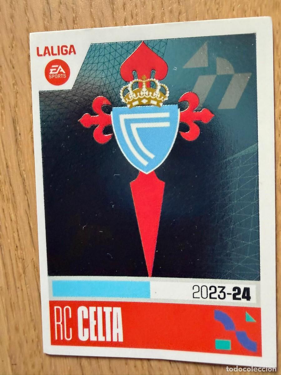 Coleccionismo cromos antiguos: 1 ESCUDO CELTA VIGO 23 24 2023 2024 LIGA EA SPORTS COLECCIONES ESTE SIN PEGAR STICKER