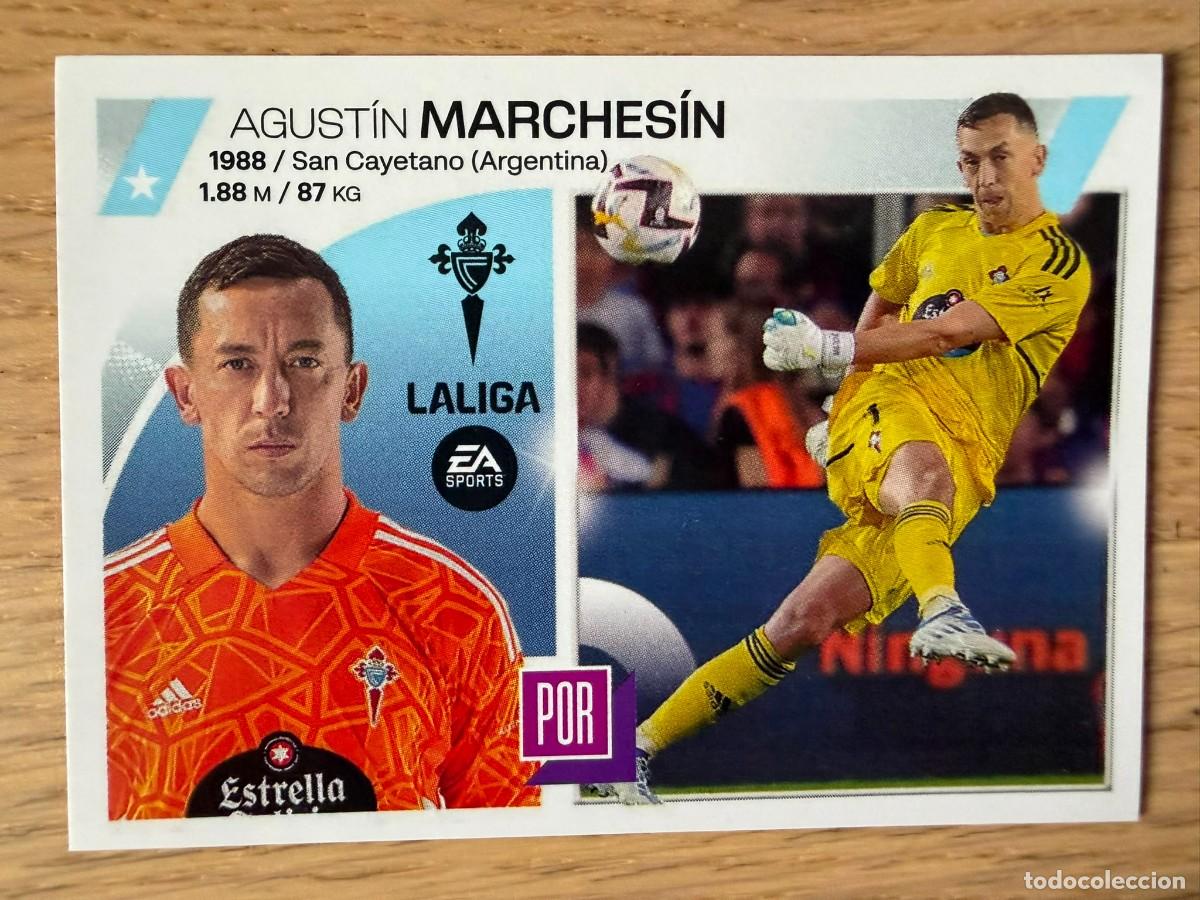 Coleccionismo cromos antiguos: 3 MARCHESIN CELTA VIGO 23 24 2023 2024 LIGA EA SPORTS COLECCIONES ESTE SIN PEGAR STICKER