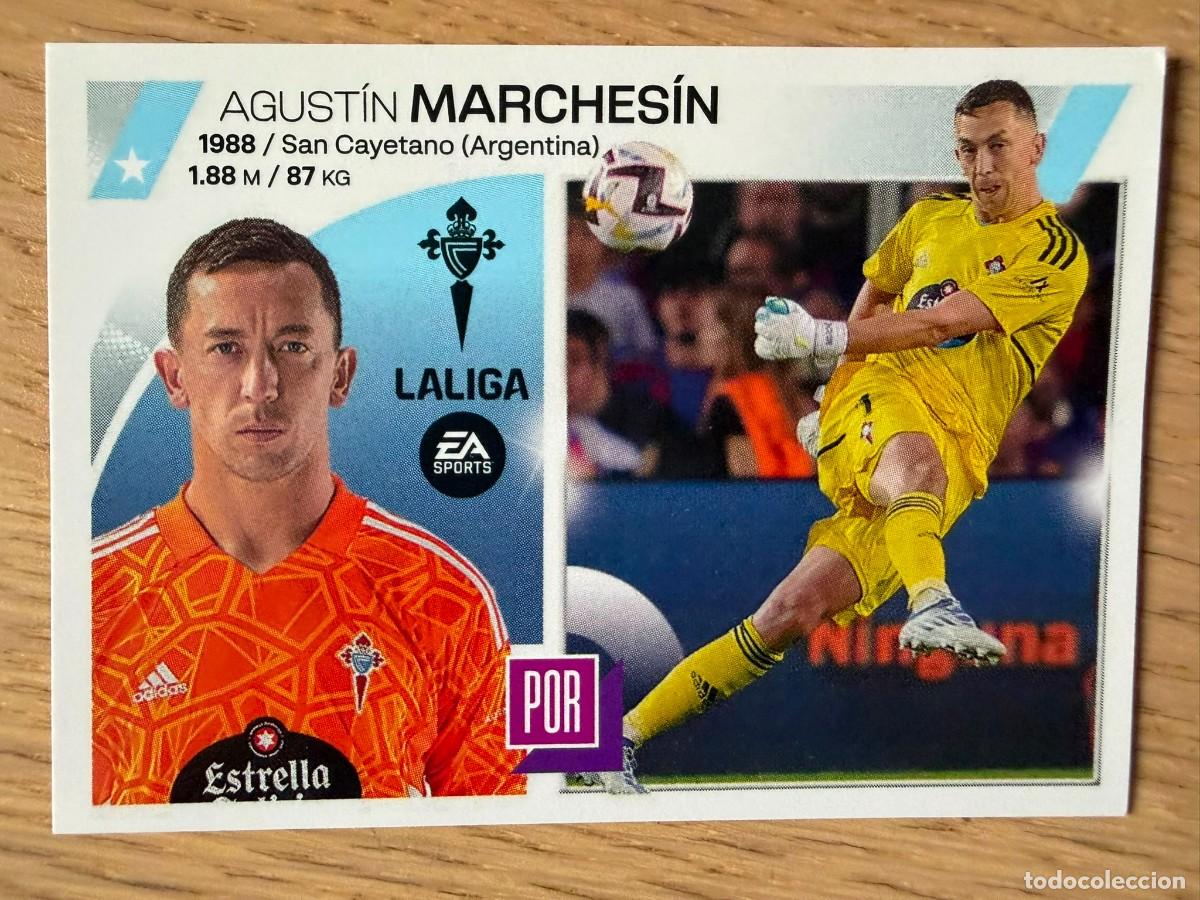 Coleccionismo cromos antiguos: 3 MARCHESIN CELTA VIGO 23 24 2023 2024 LIGA EA SPORTS COLECCIONES ESTE SIN PEGAR STICKER