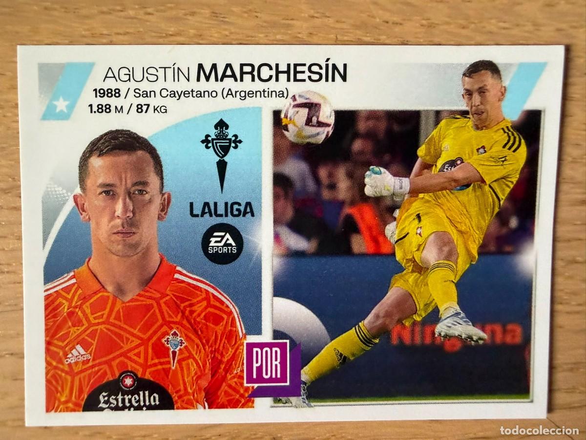 Coleccionismo cromos antiguos: 3 MARCHESIN CELTA VIGO 23 24 2023 2024 LIGA EA SPORTS COLECCIONES ESTE SIN PEGAR STICKER