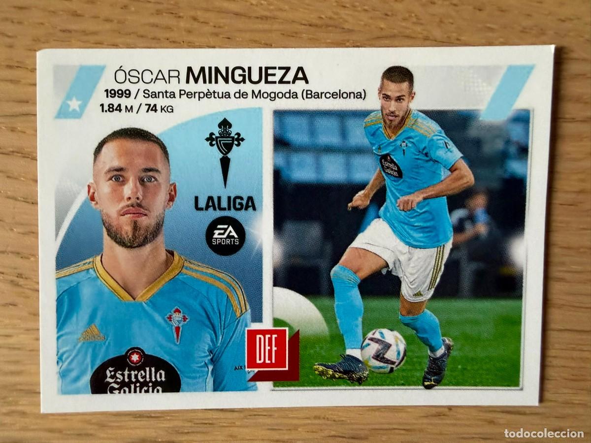 Coleccionismo cromos antiguos: 8 OSCAR MINGUEZA CELTA VIGO 23 24 2023 2024 LIGA EA SPORTS COLECCIONES ESTE SIN PEGAR STICKER