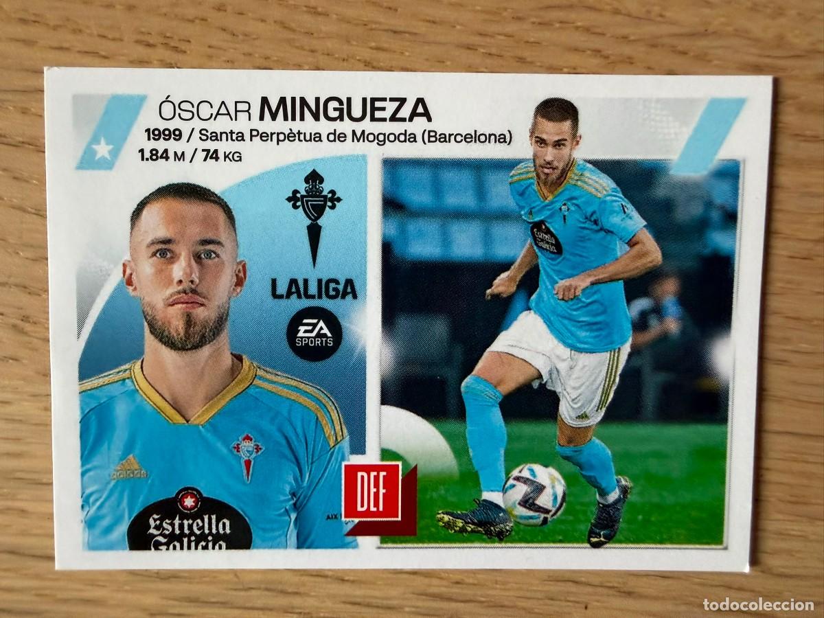 Coleccionismo cromos antiguos: 8 OSCAR MINGUEZA CELTA VIGO 23 24 2023 2024 LIGA EA SPORTS COLECCIONES ESTE SIN PEGAR STICKER
