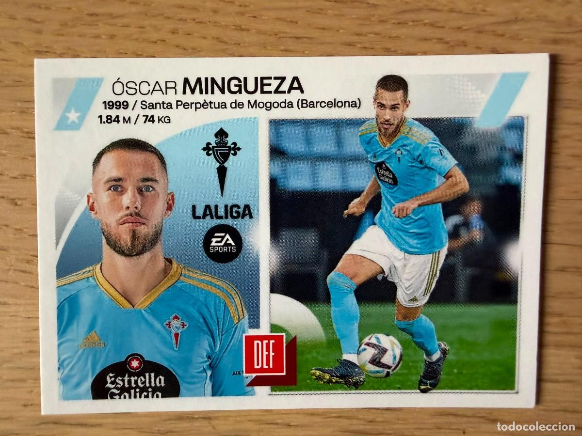Coleccionismo cromos antiguos: 8 OSCAR MINGUEZA CELTA VIGO 23 24 2023 2024 LIGA EA SPORTS COLECCIONES ESTE SIN PEGAR STICKER