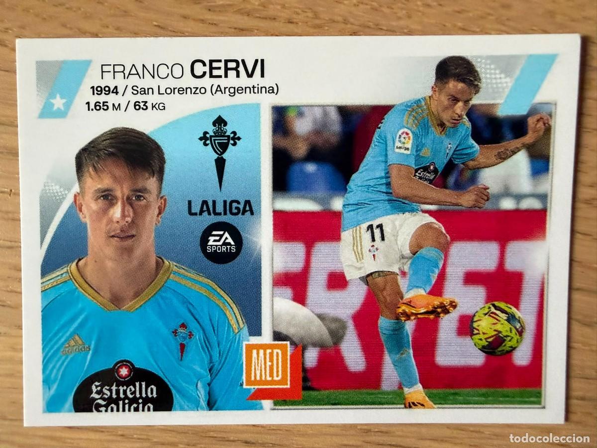 Coleccionismo cromos antiguos: 12 CERVI CELTA VIGO 23 24 2023 2024 LIGA EA SPORTS COLECCIONES ESTE SIN PEGAR STICKER
