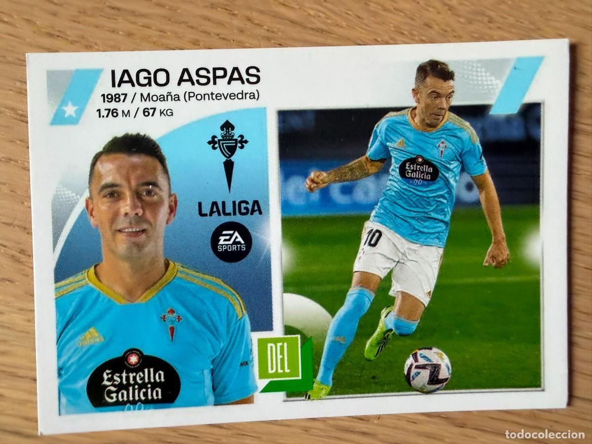 Coleccionismo cromos antiguos: 17 IAGO ASPAS CELTA VIGO 23 24 2023 2024 LIGA EA SPORTS COLECCIONES ESTE SIN PEGAR STICKER