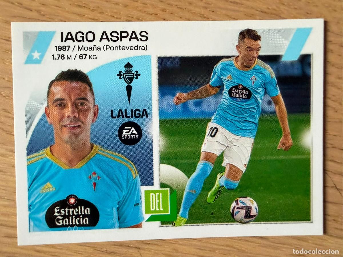 Sammeln alte Sammelbilder: 17 IAGO ASPAS CELTA VIGO 23 24 2023 2024 LIGA EA SPORTS COLECCIONES ESTE SIN PEGAR STICKER