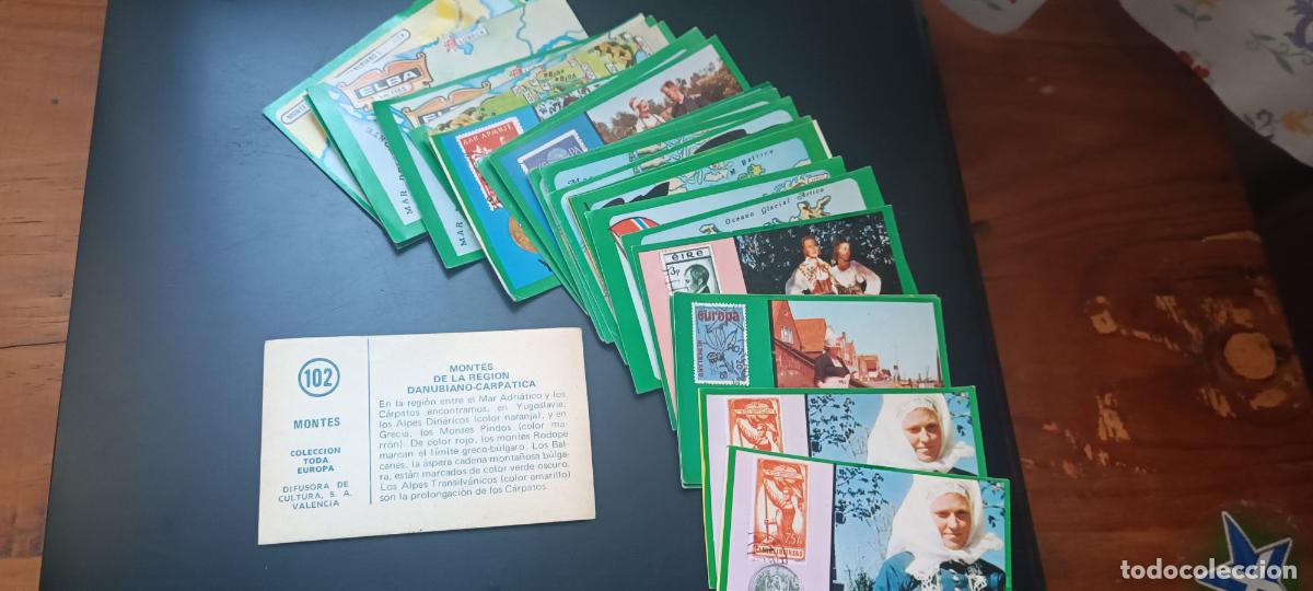 Sammeln alte Sammelbilder: 45 CROMOS diferentes COLECCION TODA EUROPA - DIFUSORA DE CULTURA se venden sueltos