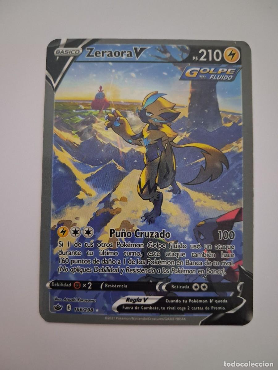 Coleccionismo cromos antiguos: Zeraora V 166/198 - Arte Alternativo