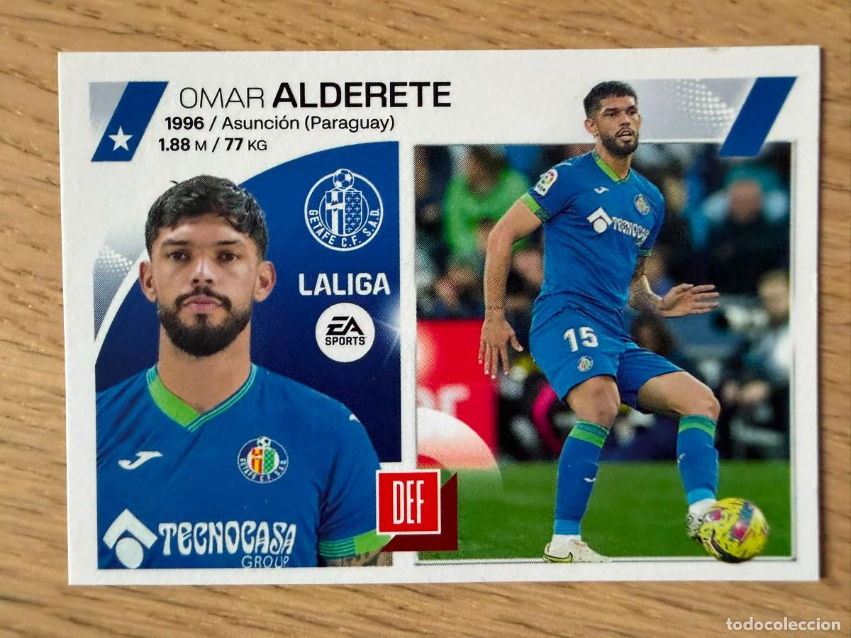 Coleccionismo cromos antiguos: 8 ALDERETE GETAFE 23 24 2023 2024 LIGA EA SPORTS COLECCIONES ESTE SIN PEGAR STICKER