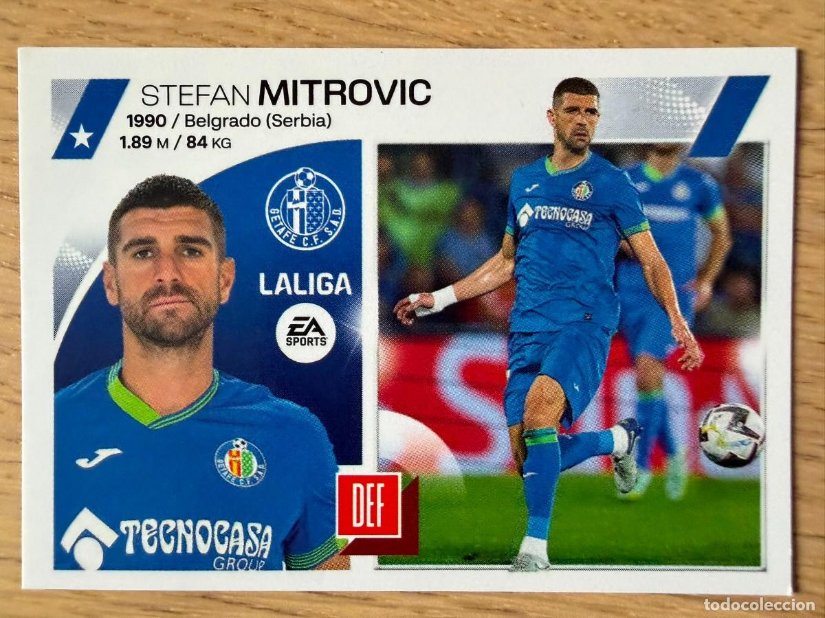 Coleccionismo cromos antiguos: 9 MITROVIC GETAFE 23 24 2023 2024 LIGA EA SPORTS COLECCIONES ESTE SIN PEGAR STICKER