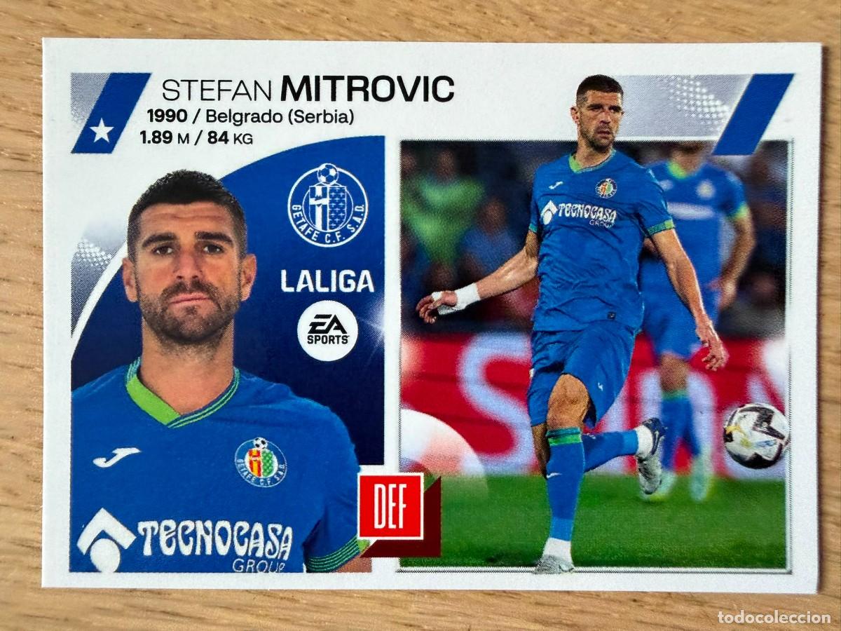 Coleccionismo cromos antiguos: 9 MITROVIC GETAFE 23 24 2023 2024 LIGA EA SPORTS COLECCIONES ESTE SIN PEGAR STICKER