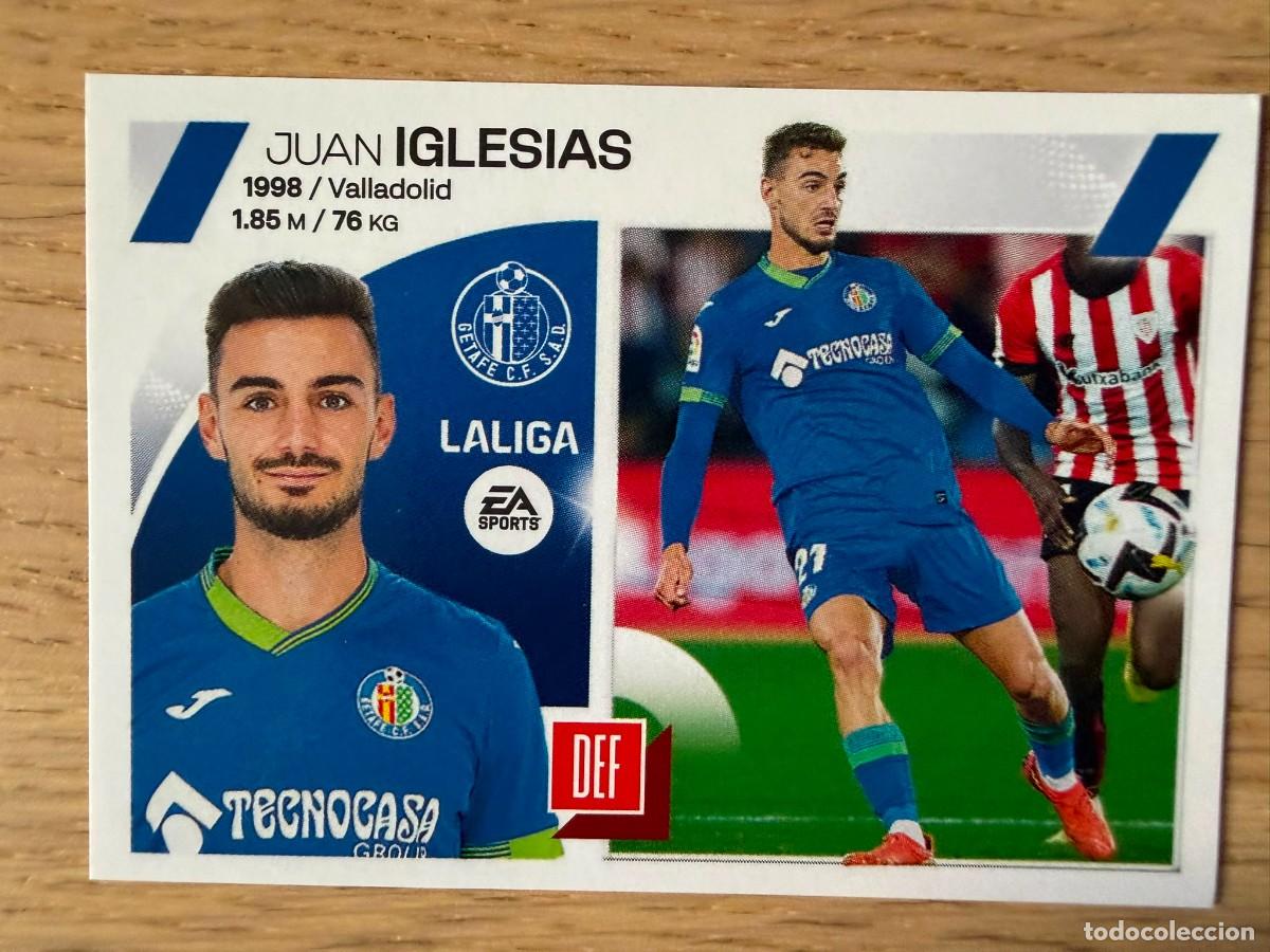 Colecionismo Cromos antigos: 10B 10 B JUAN IGLESIAS GETAFE 23 24 2023 2024 LIGA EA SPORTS COLECCIONES ESTE SIN PEGAR STICKER