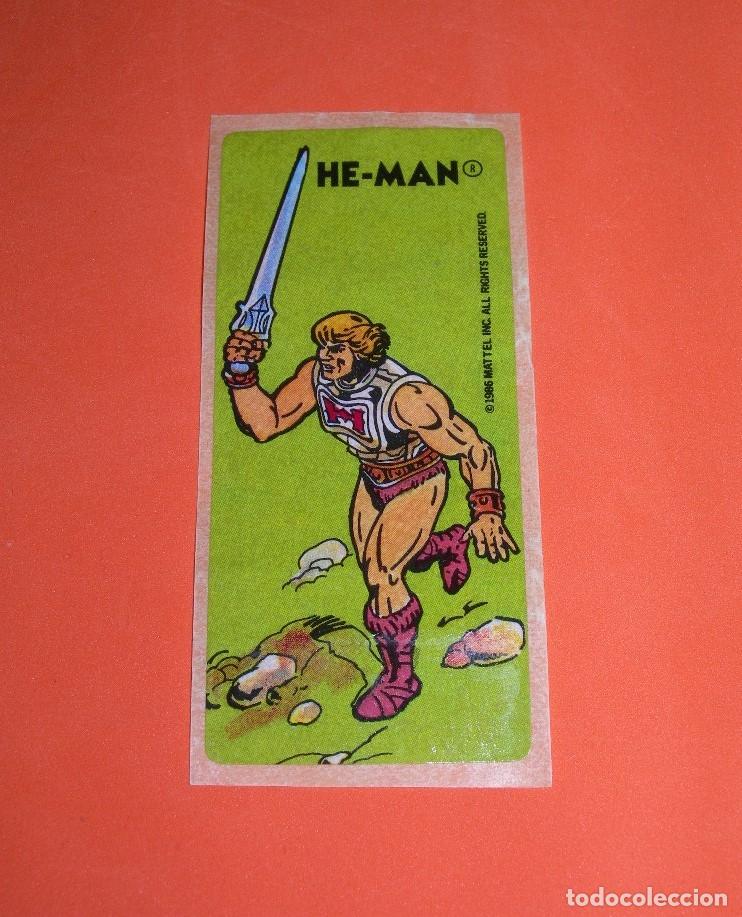 Coleccionismo cromos antiguos: CROMO / PEGATINA HEMAN / MOTU CHICLE MASTERS DEL UNIVERSO - NUNCA PEGADO - CHICLES - BUBBLE GUM -
