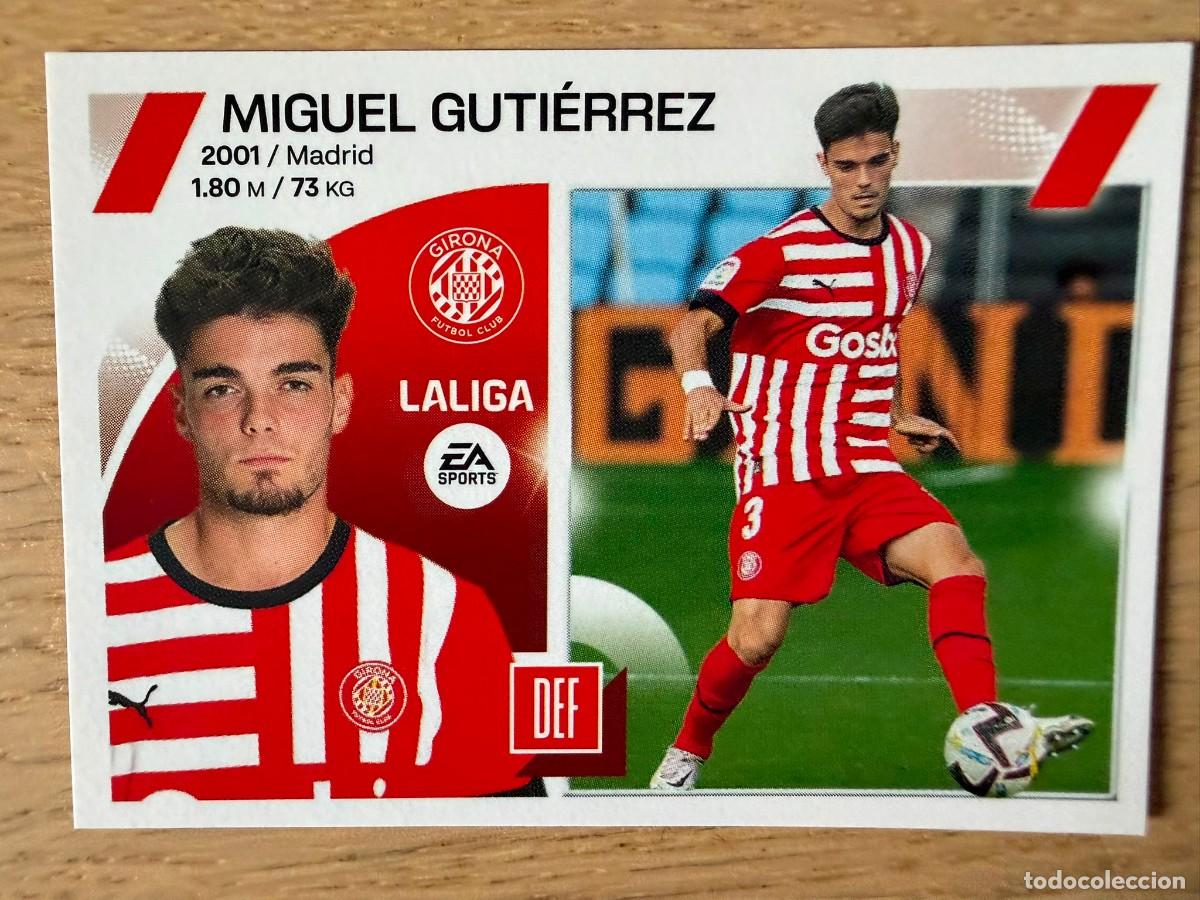 Coleccionismo cromos antiguos: 10 MIGUEL GUTIERREZ GIRONA 23 24 2023 2024 LIGA EA SPORTS COLECCIONES ESTE SIN PEGAR STICKER