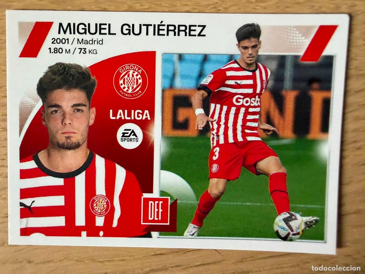 Coleccionismo cromos antiguos: 10 MIGUEL GUTIERREZ GIRONA 23 24 2023 2024 LIGA EA SPORTS COLECCIONES ESTE SIN PEGAR STICKER