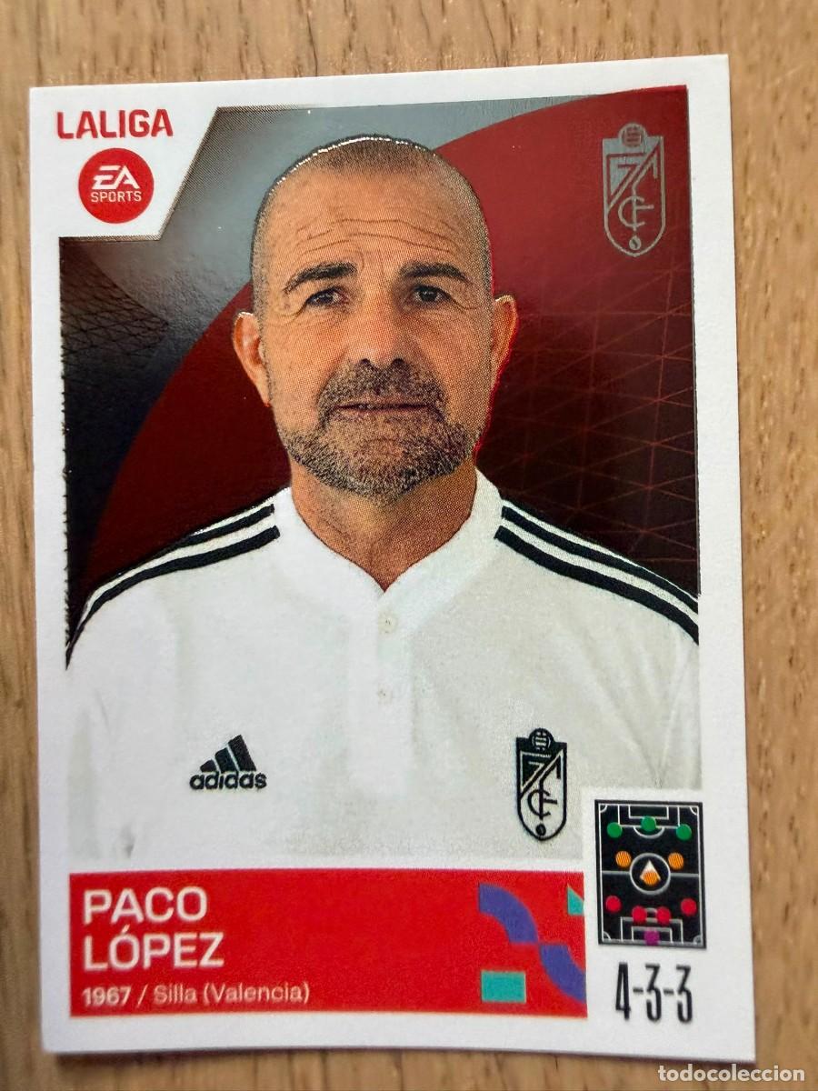 Sammeln alte Sammelbilder: 2 PACO LOPEZ ENTRENADOR GRANADA 23 24 2023 2024 LIGA EA SPORTS COLECCIONES ESTE SIN PEGAR STICKER