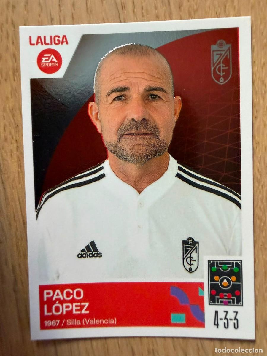 Sammeln alte Sammelbilder: 2 PACO LOPEZ ENTRENADOR GRANADA 23 24 2023 2024 LIGA EA SPORTS COLECCIONES ESTE SIN PEGAR STICKER