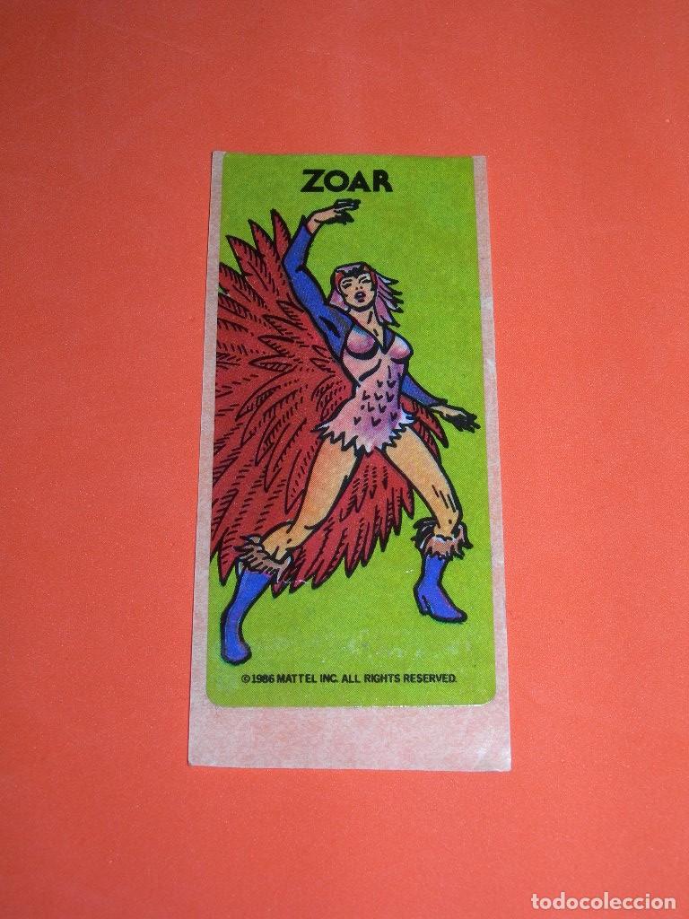Sammeln alte Sammelbilder: CROMO / PEGATINA ZOAR CHICLE MASTERS DEL UNIVERSO - NUNCA PEGADO - CHICLES - BUBBLE GUM -