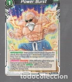 Colecionismo Cromos antigos: CROMOS DE DRAGON BALL SUPER CARD GAM&Eacute; TITULO POWER BURST N&ordm; 1 EN JAPON
