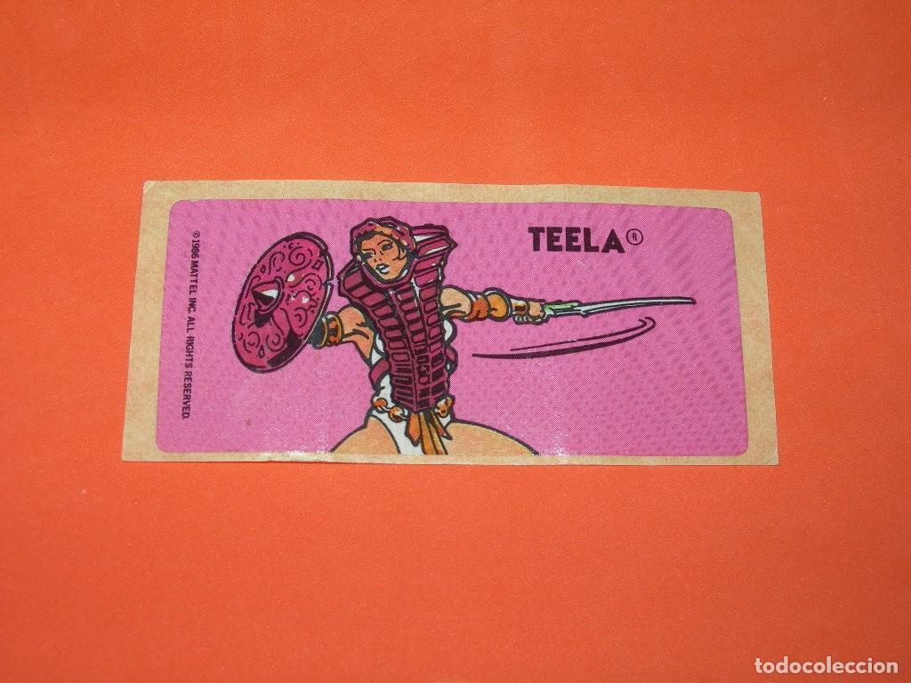 Coleccionismo cromos antiguos: CROMO / PEGATINA TEELA CHICLE MASTERS DEL UNIVERSO - NUNCA PEGADO - CHICLES - BUBBLE GUM -