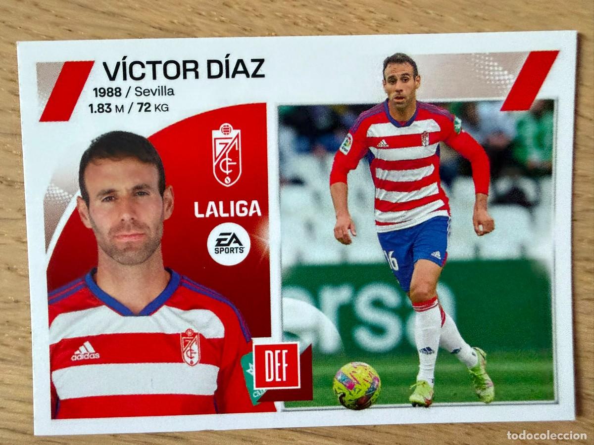 Coleccionismo cromos antiguos: 7 VICTOR DIAZ GRANADA 23 24 2023 2024 LIGA EA SPORTS COLECCIONES ESTE SIN PEGAR STICKER