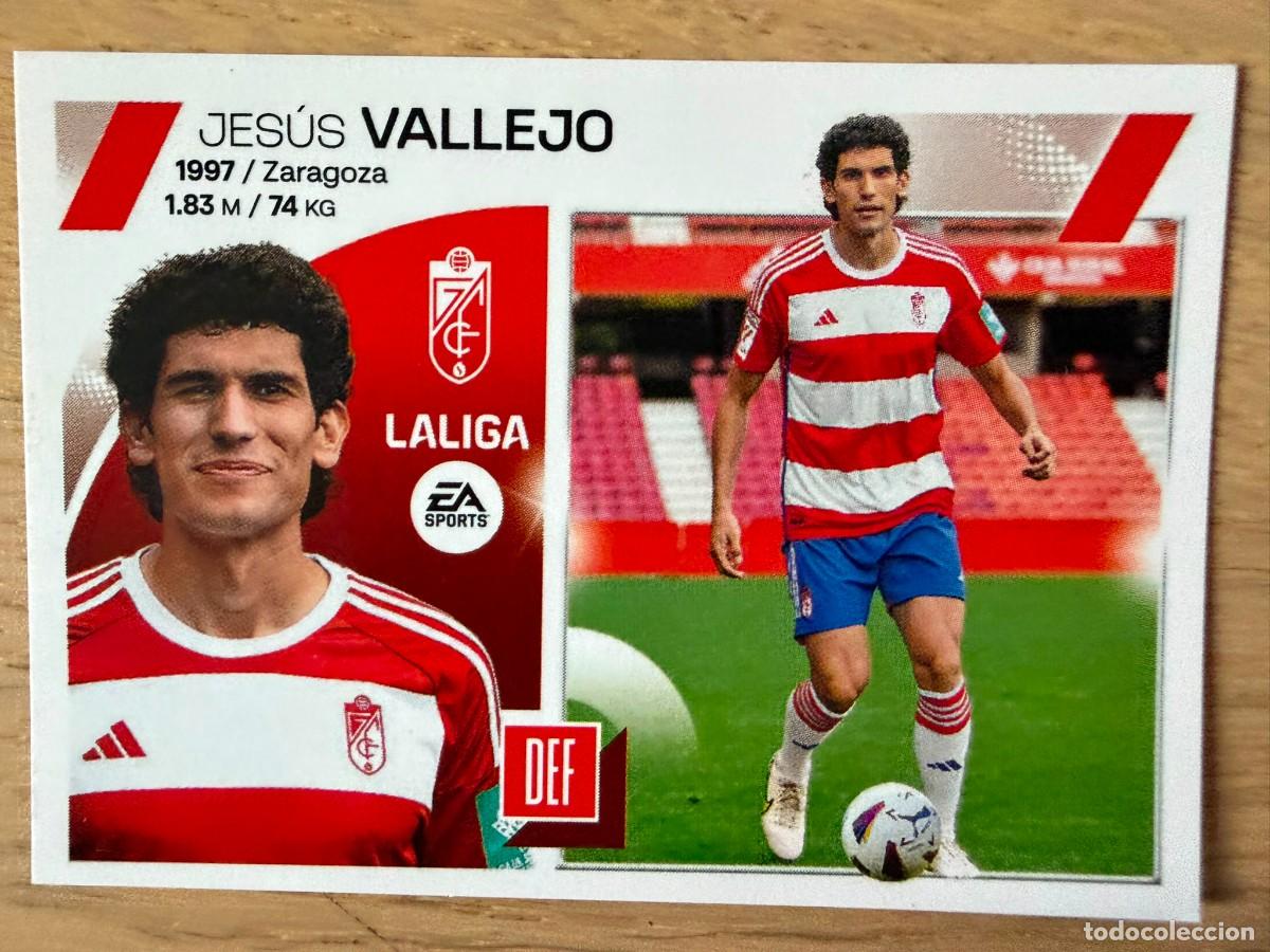 Coleccionismo cromos antiguos: 9 JESUS VALLEJO GRANADA 23 24 2023 2024 LIGA EA SPORTS COLECCIONES ESTE SIN PEGAR STICKER