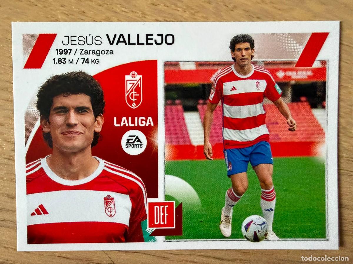 Coleccionismo cromos antiguos: 9 JESUS VALLEJO GRANADA 23 24 2023 2024 LIGA EA SPORTS COLECCIONES ESTE SIN PEGAR STICKER