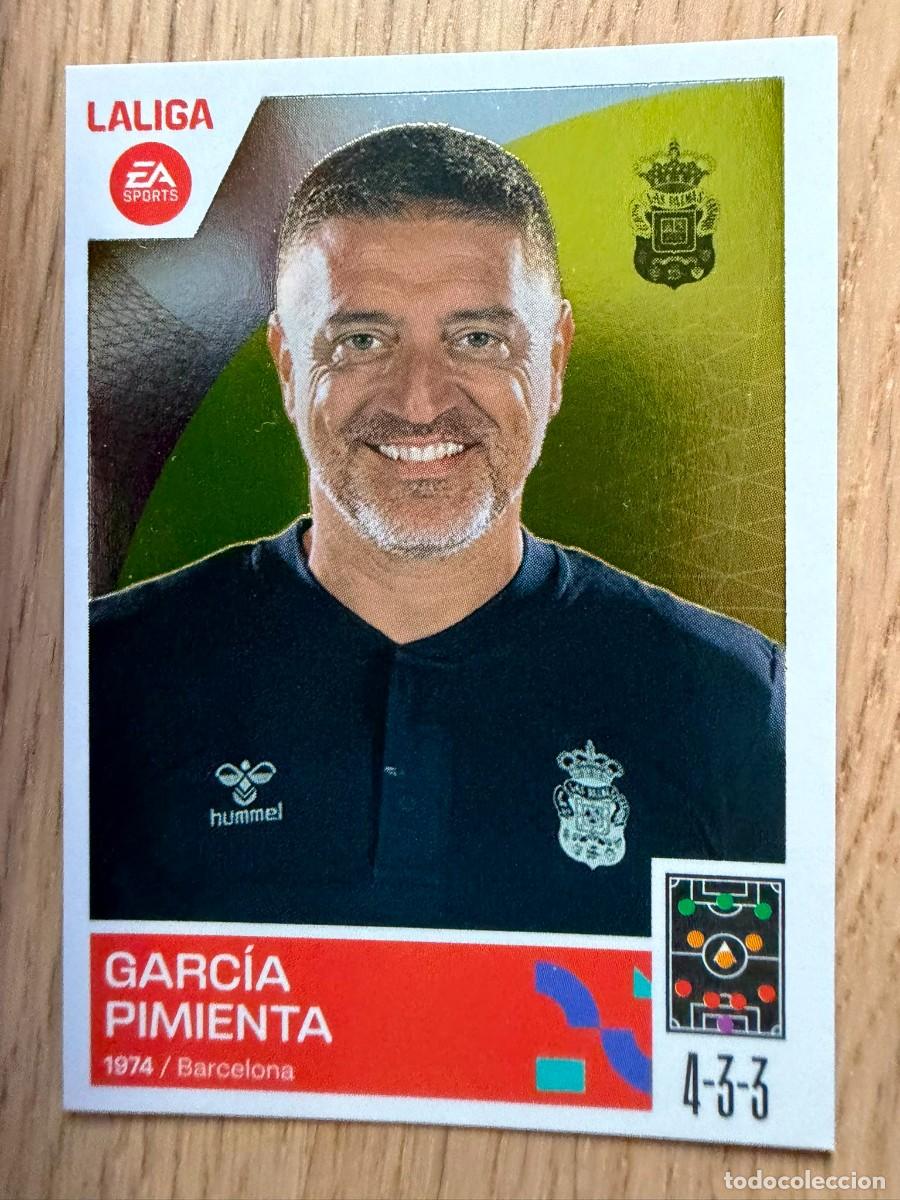 Collezionismo Figurine antiche: 2 GARCIA PIMIENTA ENTRENADOR LAS PALMAS 23 24 2023 2024 LIGA EA SPORTS COLECCIONES ESTE SIN PEGAR