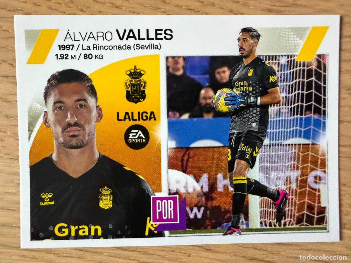 Collezionismo Figurine antiche: 3 ALVARO VALLES LAS PALMAS 23 24 2023 2024 LIGA EA SPORTS COLECCIONES ESTE SIN PEGAR STICKER