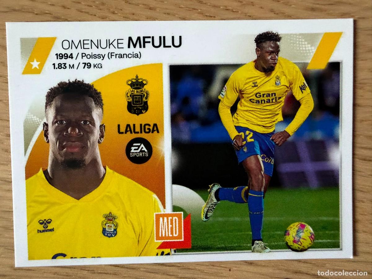Coleccionismo cromos antiguos: 12A 12 A MFULU LAS PALMAS 23 24 2023 2024 LIGA EA SPORTS COLECCIONES ESTE SIN PEGAR STICKER