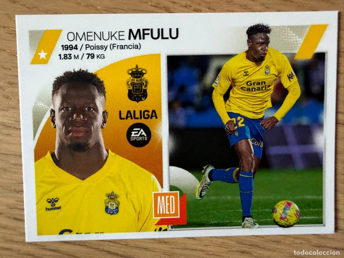 Coleccionismo cromos antiguos: 12A 12 A MFULU LAS PALMAS 23 24 2023 2024 LIGA EA SPORTS COLECCIONES ESTE SIN PEGAR STICKER