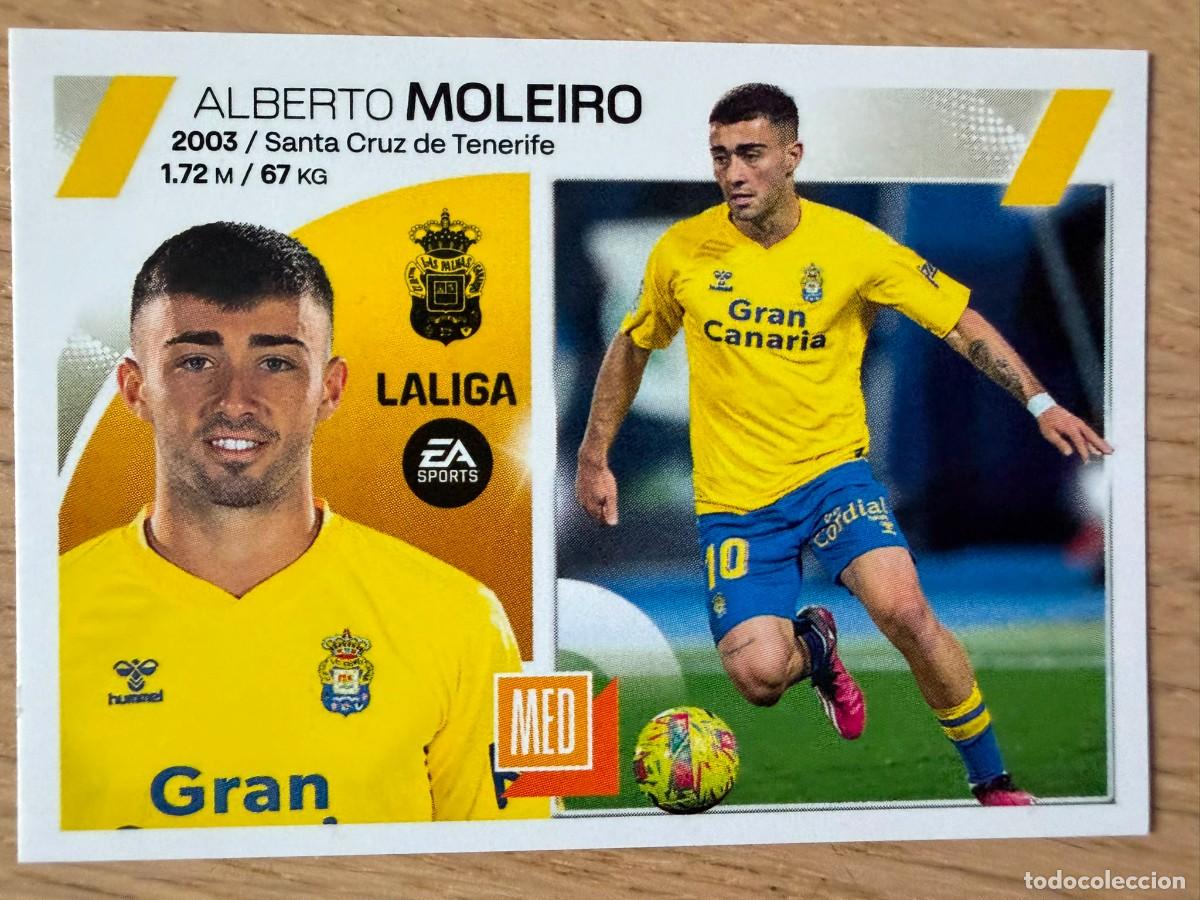 Coleccionismo cromos antiguos: 14 MOLEIRO LAS PALMAS 23 24 2023 2024 LIGA EA SPORTS COLECCIONES ESTE SIN PEGAR STICKER