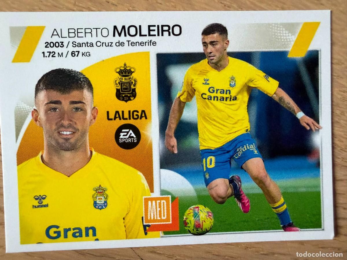 Coleccionismo cromos antiguos: 14 MOLEIRO LAS PALMAS 23 24 2023 2024 LIGA EA SPORTS COLECCIONES ESTE SIN PEGAR STICKER