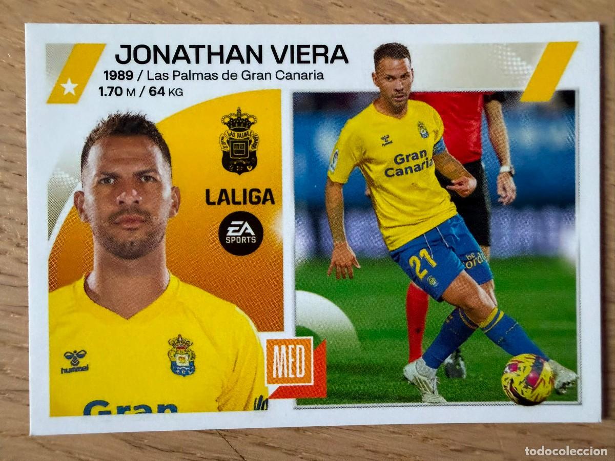 Coleccionismo cromos antiguos: 15 JONATHAN VIERA LAS PALMAS 23 24 2023 2024 LIGA EA SPORTS COLECCIONES ESTE SIN PEGAR STICKER
