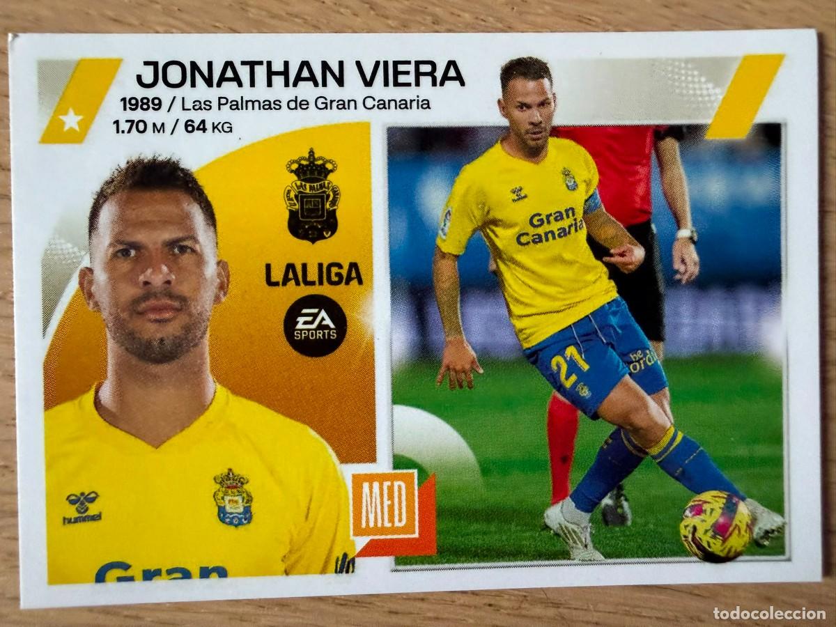 Coleccionismo cromos antiguos: 15 JONATHAN VIERA LAS PALMAS 23 24 2023 2024 LIGA EA SPORTS COLECCIONES ESTE SIN PEGAR STICKER