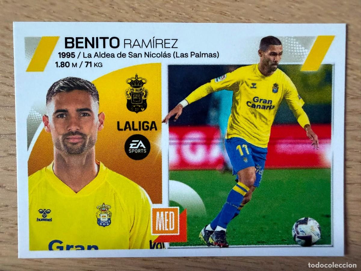 Coleccionismo cromos antiguos: 16B 16 B BENITO LAS PALMAS 23 24 2023 2024 LIGA EA SPORTS COLECCIONES ESTE SIN PEGAR STICKER