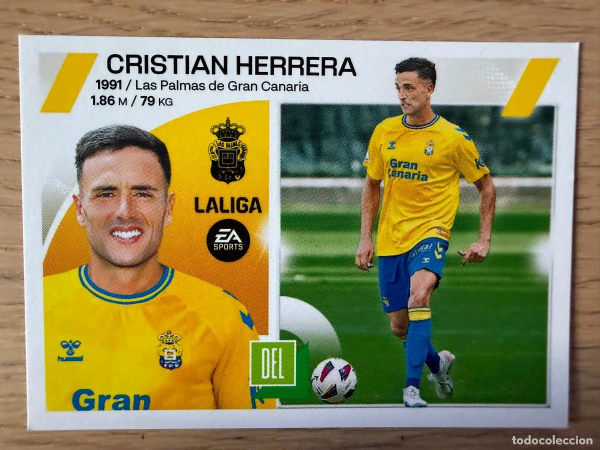 Coleccionismo cromos antiguos: 17 CRISTIAN HERRERA LAS PALMAS 23 24 2023 2024 LIGA EA SPORTS COLECCIONES ESTE SIN PEGAR STICKER
