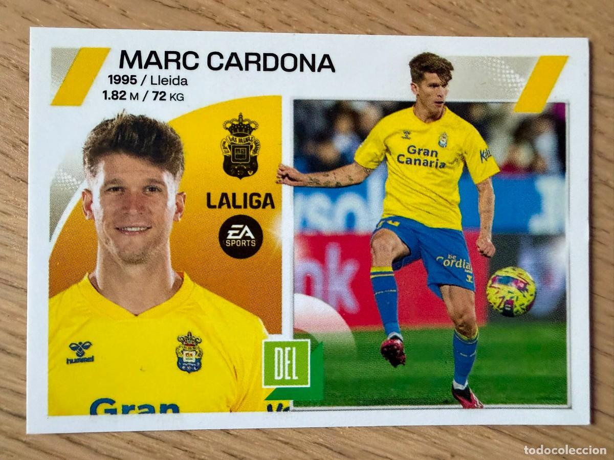 Coleccionismo cromos antiguos: 20 MARC CARDONA LAS PALMAS 23 24 2023 2024 LIGA EA SPORTS COLECCIONES ESTE SIN PEGAR STICKER