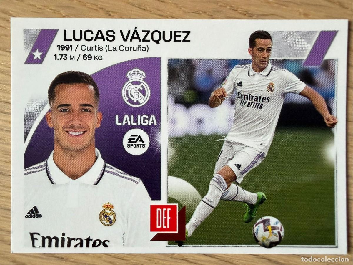 Coleccionismo cromos antiguos: 6 LUCAS VAZQUEZ REAL MADRID 23 24 2023 2024 LIGA EA SPORTS COLECCIONES ESTE SIN PEGAR STICKER