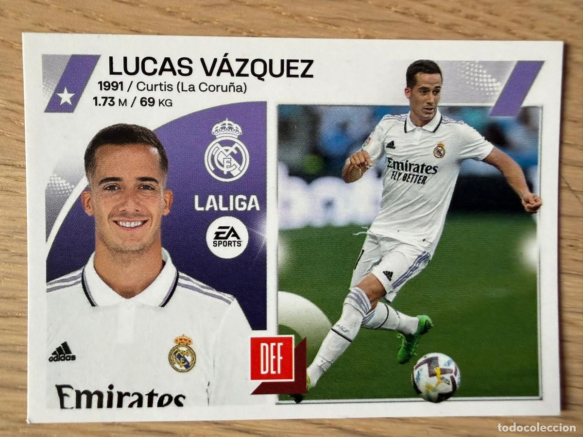 Coleccionismo cromos antiguos: 6 LUCAS VAZQUEZ REAL MADRID 23 24 2023 2024 LIGA EA SPORTS COLECCIONES ESTE SIN PEGAR STICKER