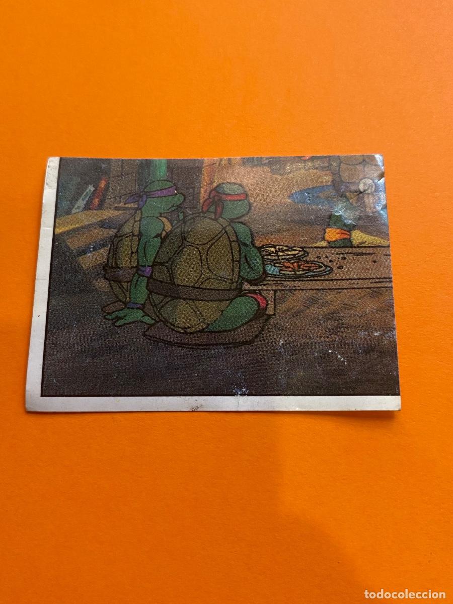 Coleccionismo cromos antiguos: Tortugas ninja 1990 sin pegar n&uacute;mero 23