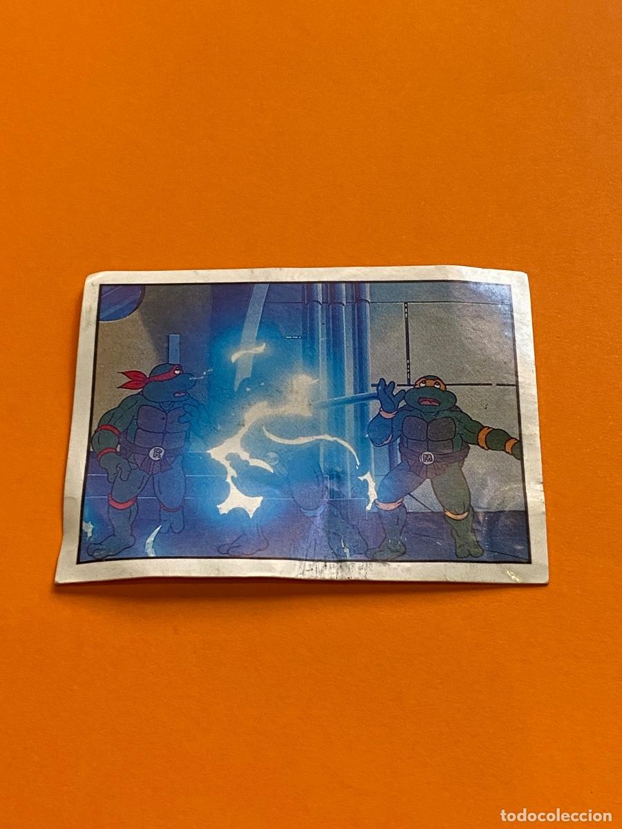 Coleccionismo cromos antiguos: Tortugas ninja 1990 sin pegar n&uacute;mero 139