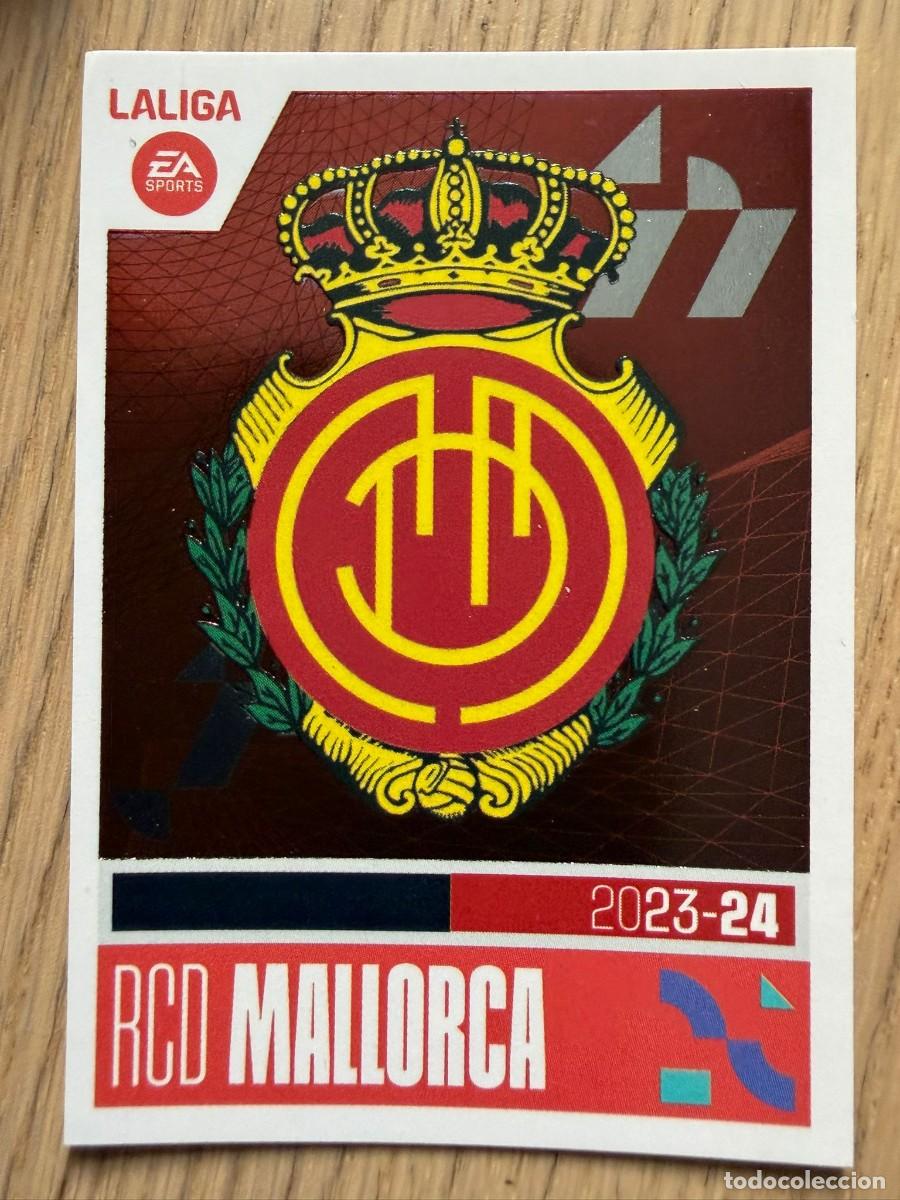 Coleccionismo cromos antiguos: 1 ESCUDO MALLORCA 23 24 2023 2024 LIGA EA SPORTS COLECCIONES ESTE SIN PEGAR STICKER