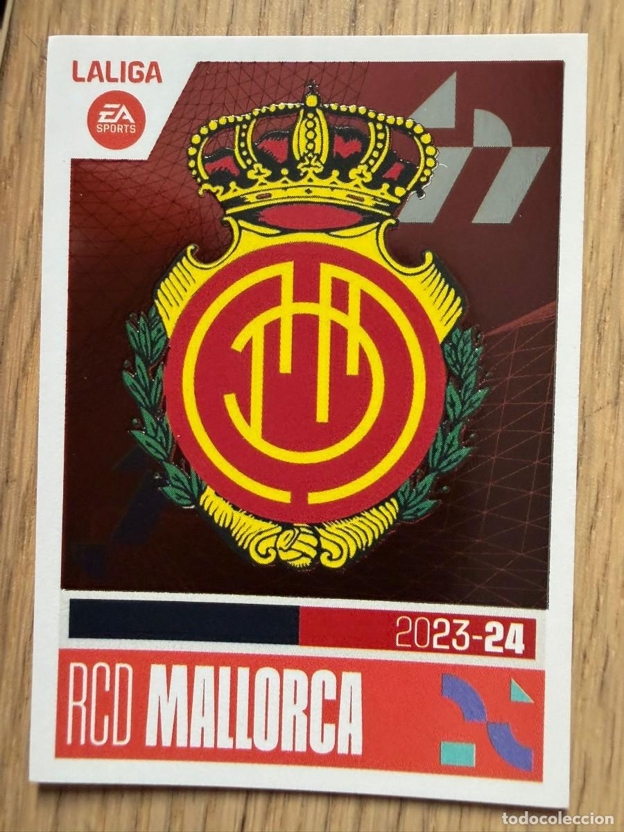Coleccionismo cromos antiguos: 1 ESCUDO MALLORCA 23 24 2023 2024 LIGA EA SPORTS COLECCIONES ESTE SIN PEGAR STICKER